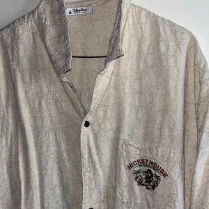 Disney Cream Shirt with Mickey Mouse Design